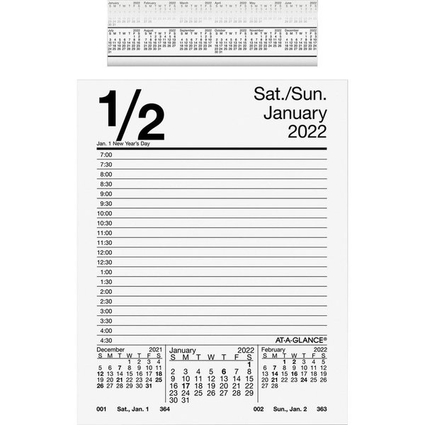 At-A-Glance Refill, Calendar, Desk, Daily AAGE45850